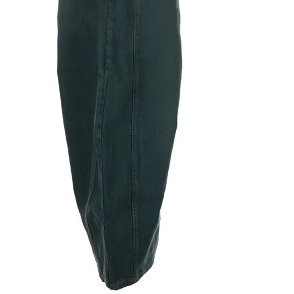 NWT Rare Size Free People We The Free Good Luck Barrel Jeans Luke Green 31S Boho - Picture 6 of 16